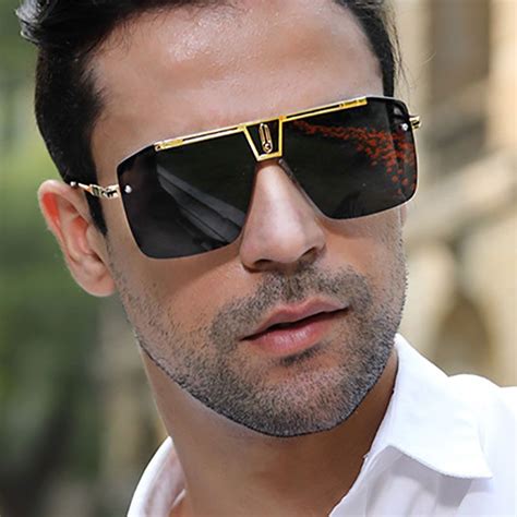 trendy retro men sunglasses.